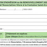 bulletin d'adhesion 2022